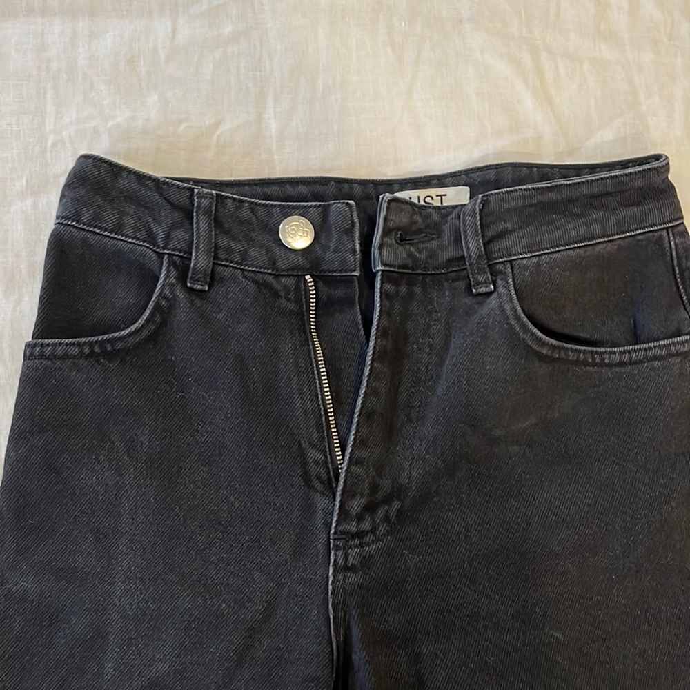 Just Female - Black Wideleg Jeans (WORN ONCE)